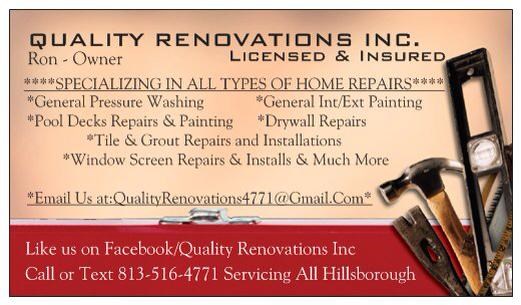 Quality Renovations Inc. logo