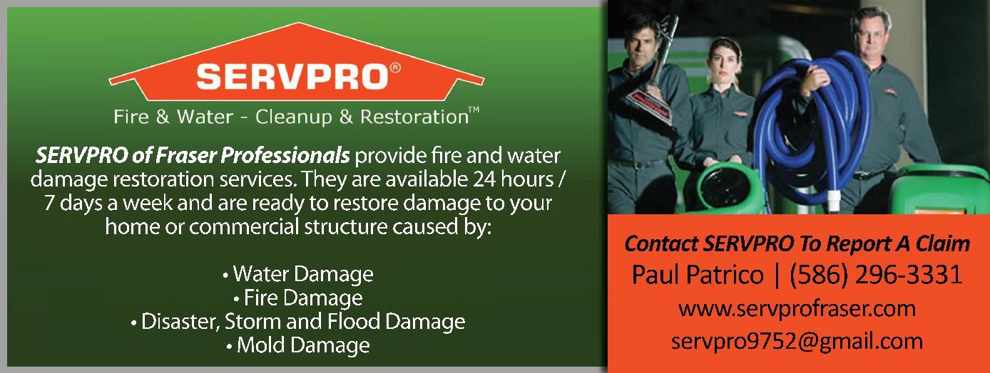 Logo for Servpro Of Fraser