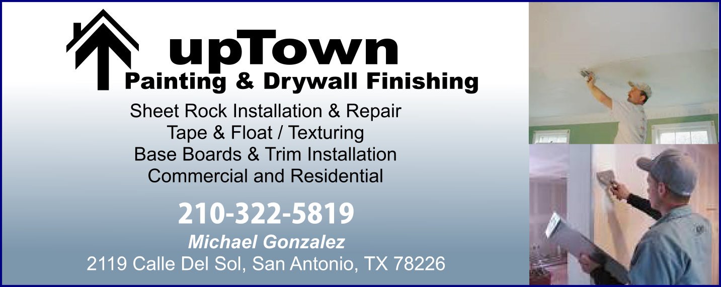 Uptown Painting and Dry Wall Finishing logo