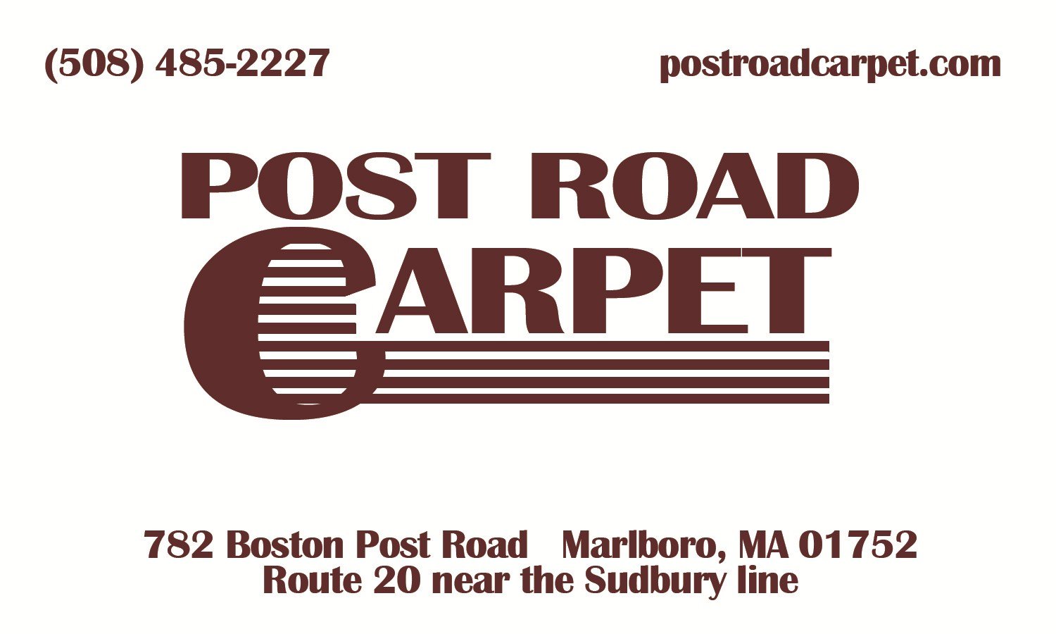 POST ROAD CARPET logo