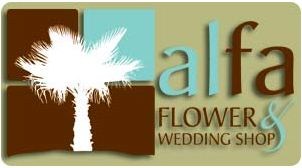 Alfa Flower & Wedding Shop logo