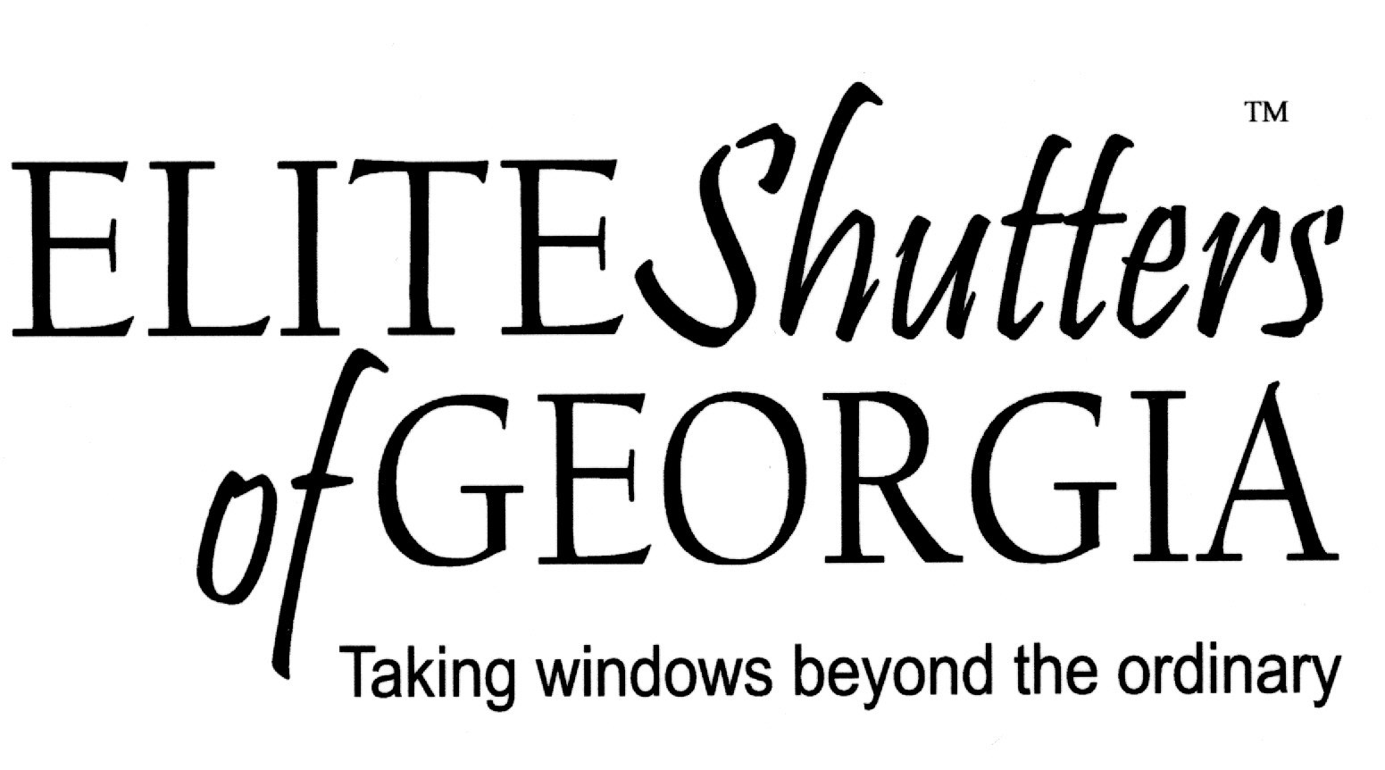 Logo for Elite Shutters of Georgia Inc