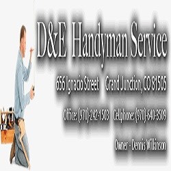 D & E HANDYMAN SVC logo