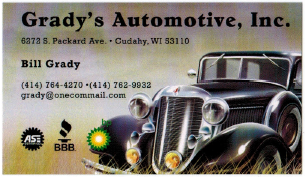 GRADY'S AUTOMOTIVE INC logo