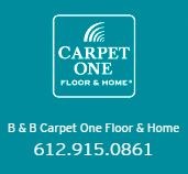 B & B Carpet One Floor & Home logo
