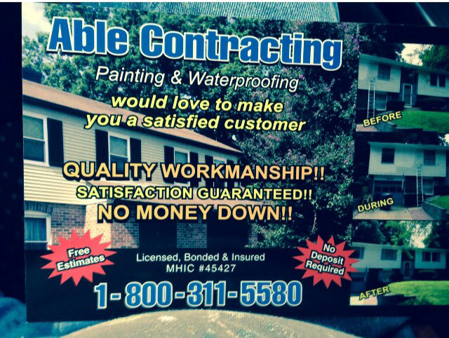 Able Contracting logo
