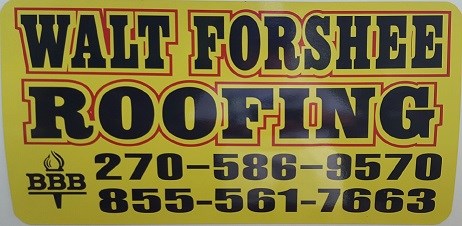 Logo for WALT FORSHEE ROOFING