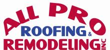 All Pro Roofing & Remodeling Inc. logo