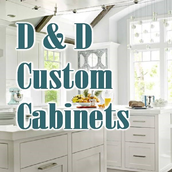 Logo for D & D CUSTOM CABINETS