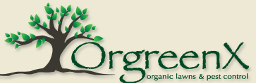 OrgreenX Organic Lawns and Pest Control logo
