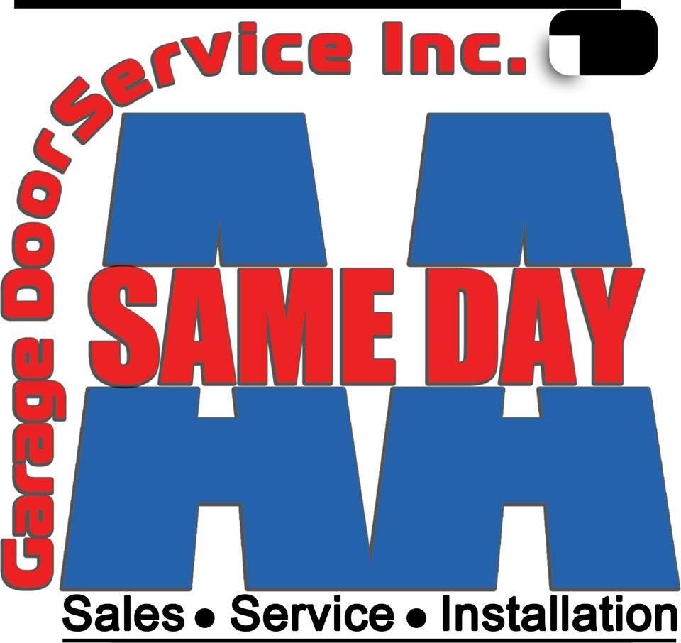 AA SAME DAY GARAGE DOOR SVS,INC logo