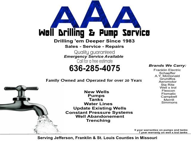 AAA Well Drilling & Pump Service logo