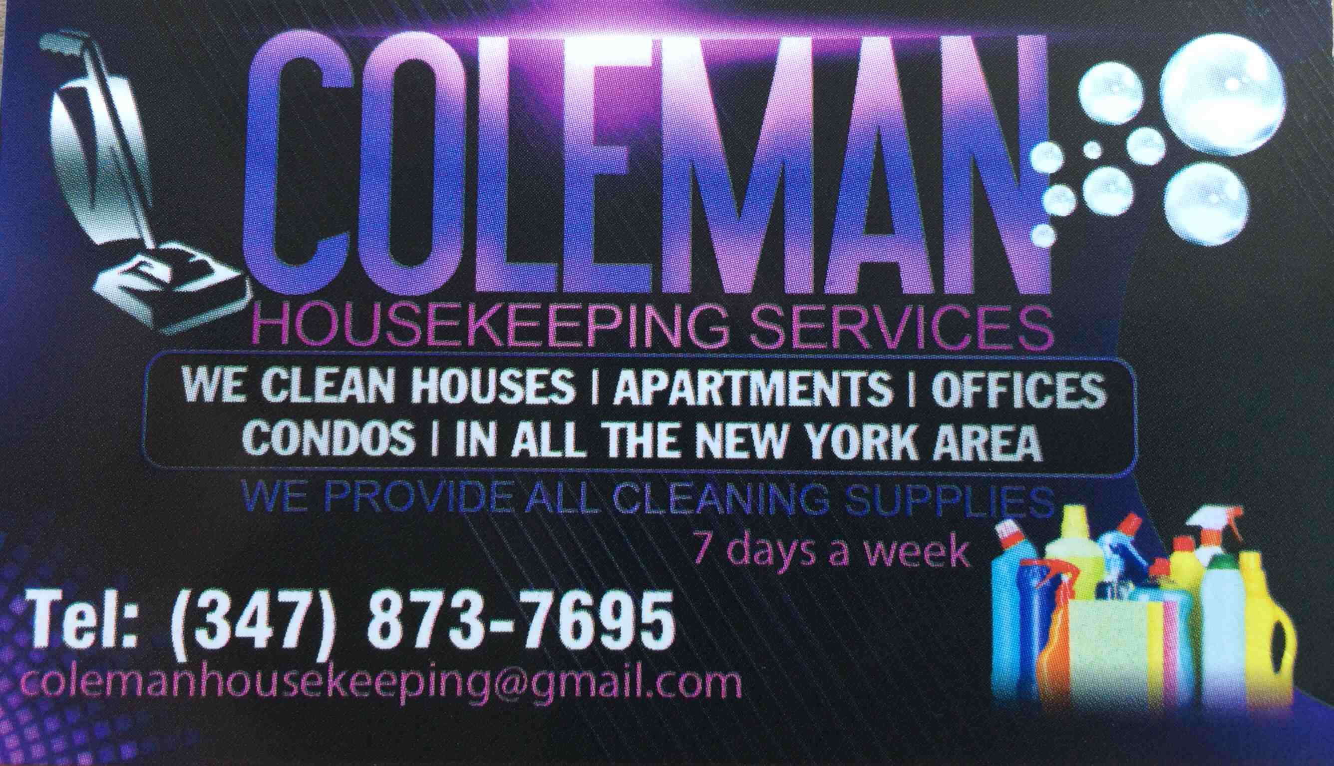 Coleman Housekeeping logo