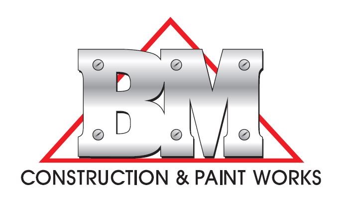 Logo for BM Construction and Paint Works