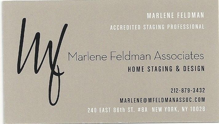 MARLENE FELDMAN ASSOCIATES HOME STAGING & DESIGN logo