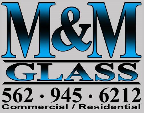 M & M Glass logo