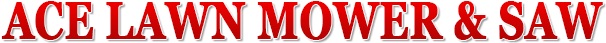 ACE LAWN MOWER & SAW logo