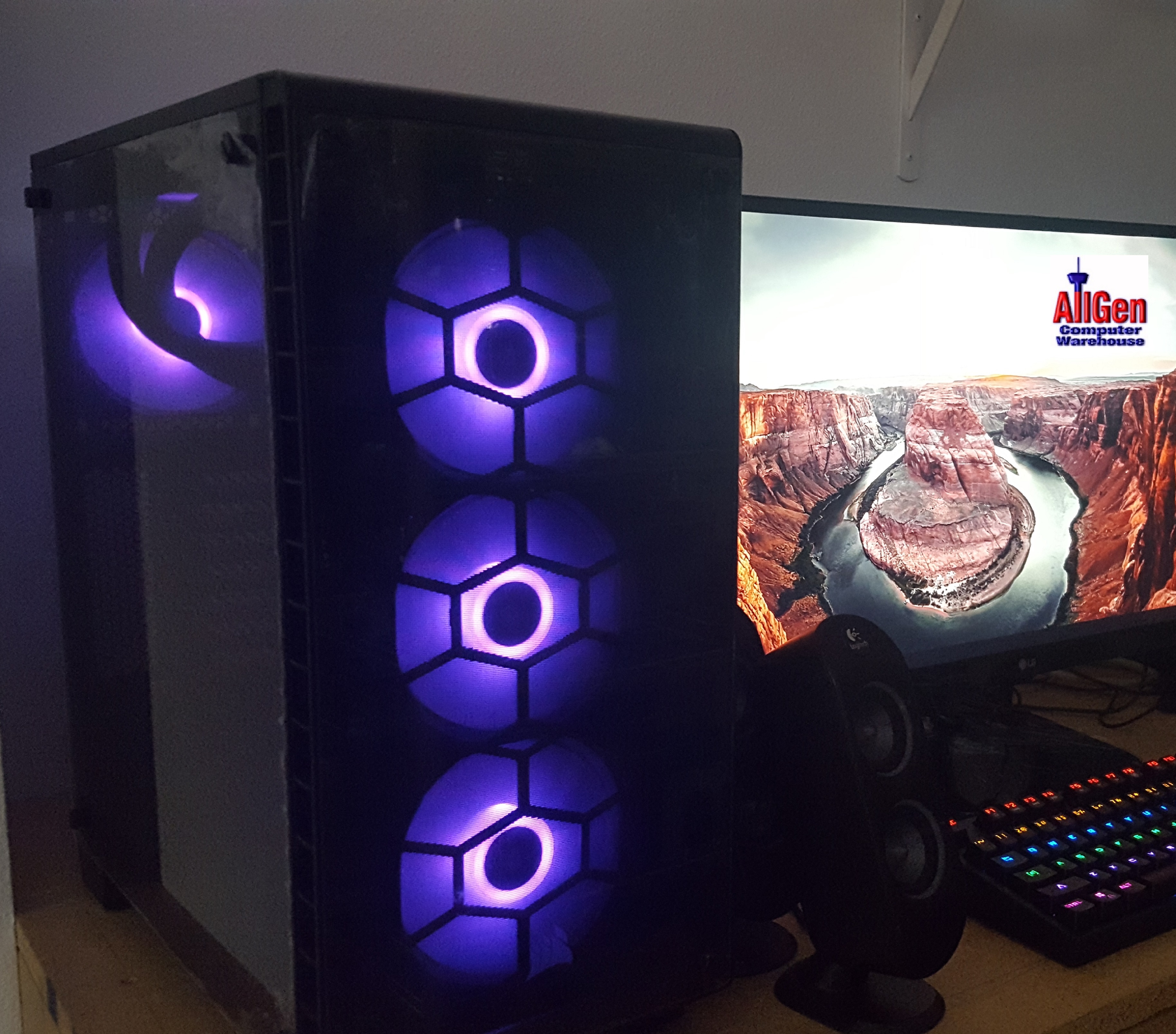 ALLGEN COMPUTER WAREHOUSE logo