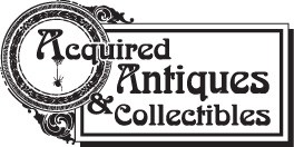 Acquired Antiques and collectibles logo