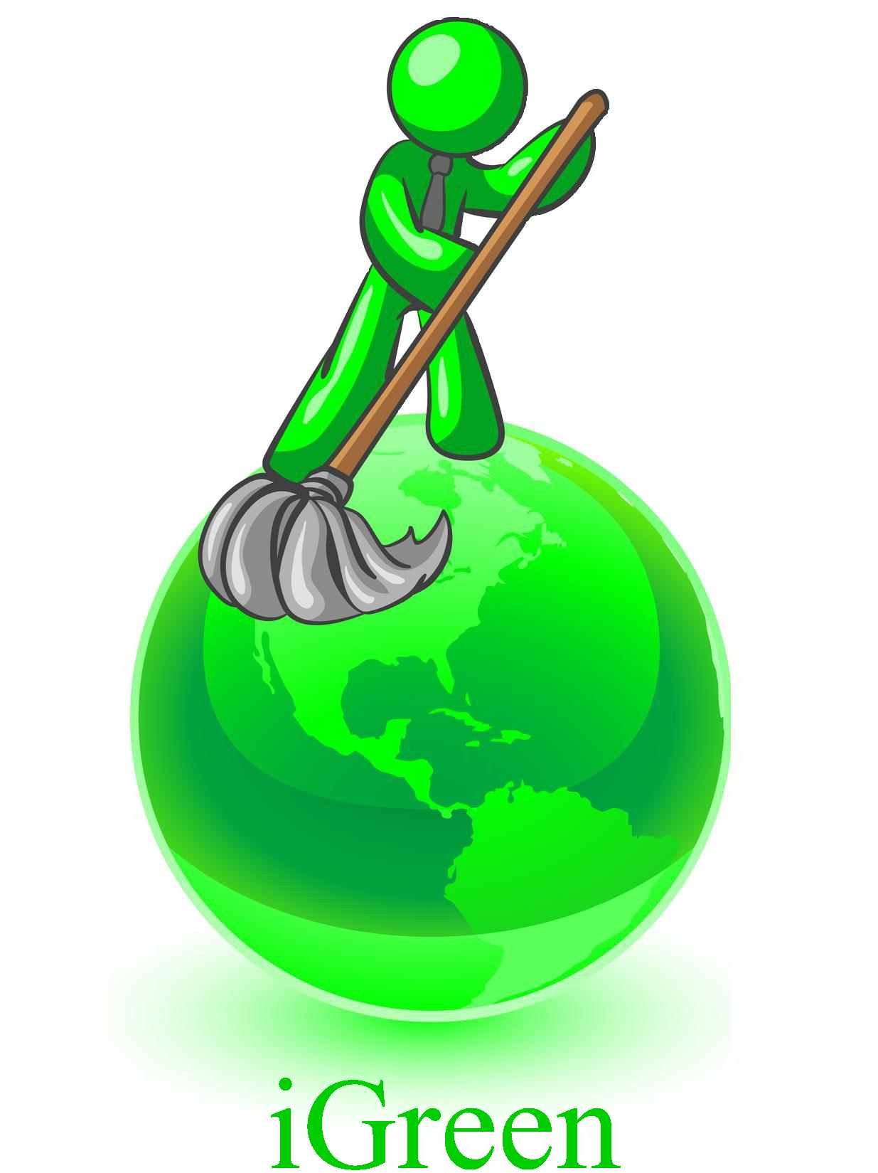 iGreen natural cleaning service logo
