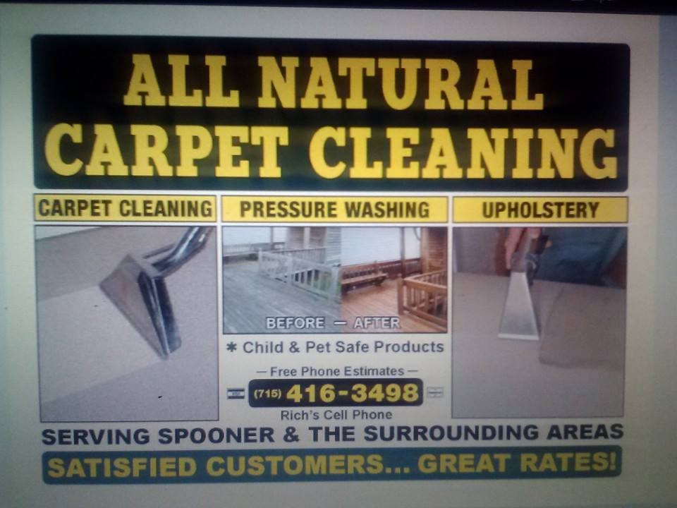 All Natural Carpet Cleaning & Pressure Washing logo