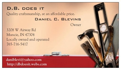 D.B. Does It Construction and Remodeling logo