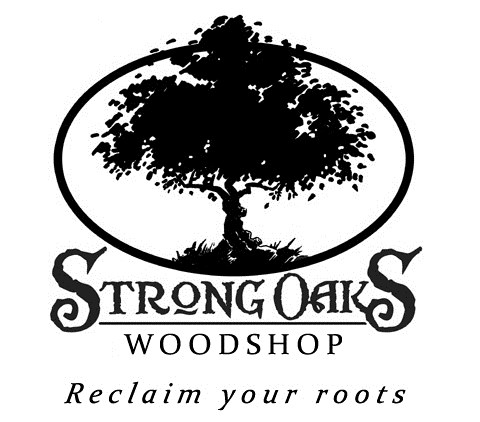 The Strong Oaks Woodshop logo
