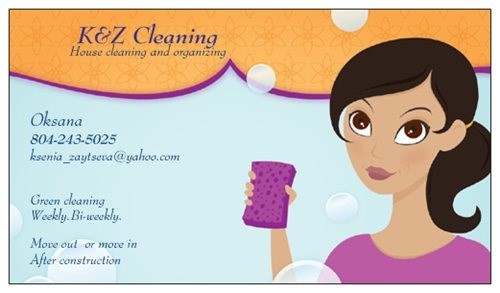 K&Z House cleaning logo
