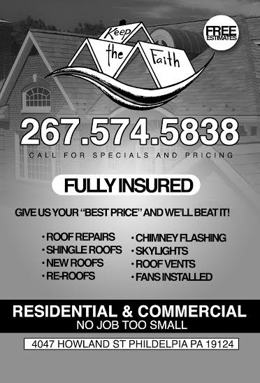 Keep The Faith Roofing logo