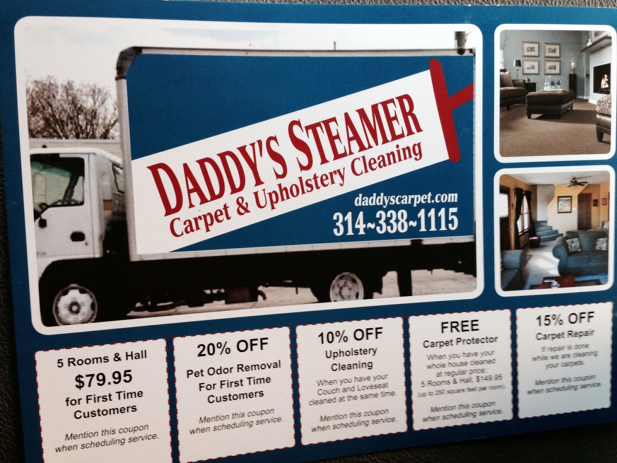 Avatar for Daddy's Steamer Carpet and Upholstery Cleaning