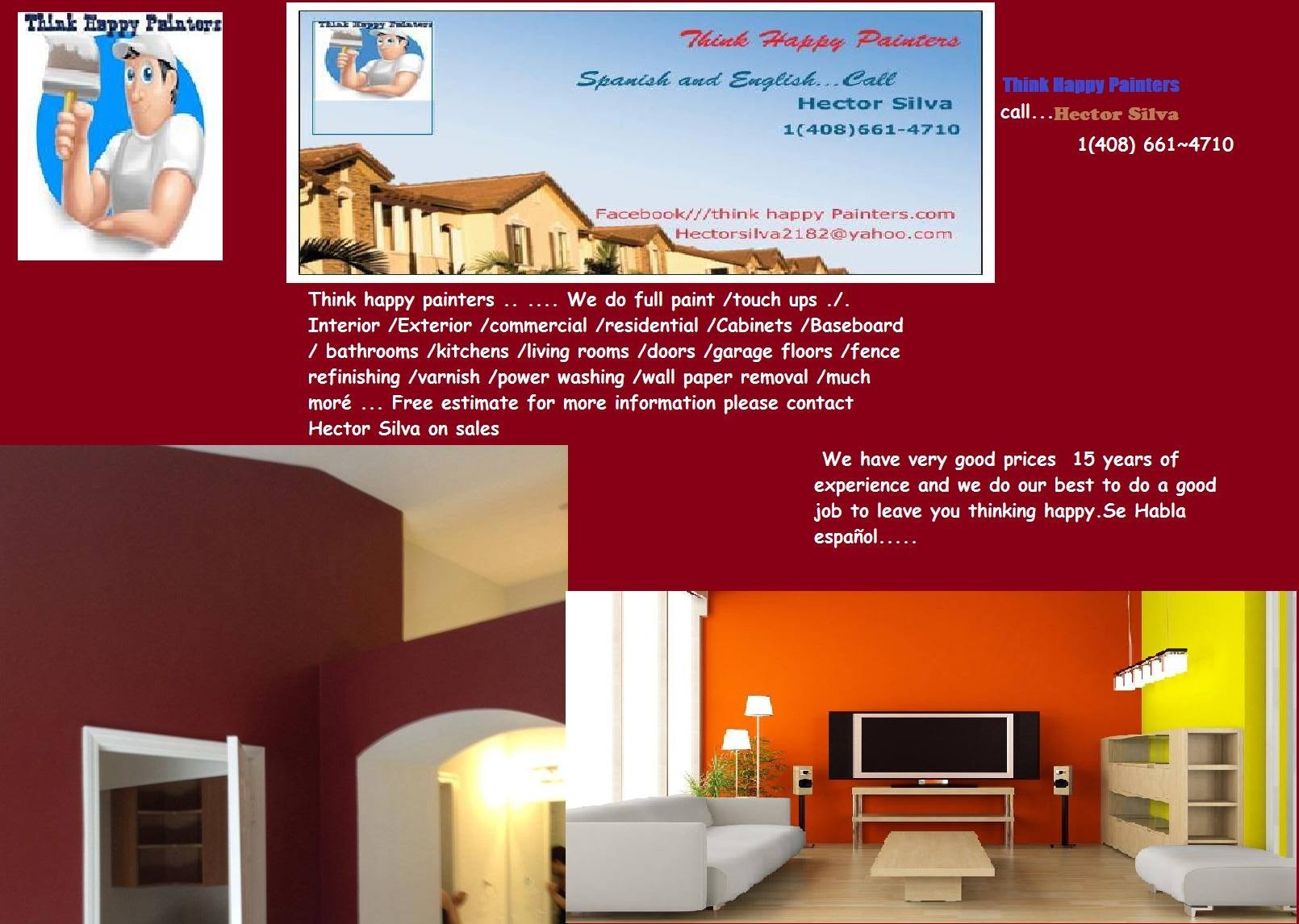 Think Happy Painters logo