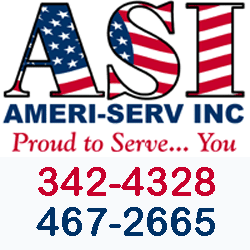 AMERI-SERV INC. ASI HEATING AND COOLING logo