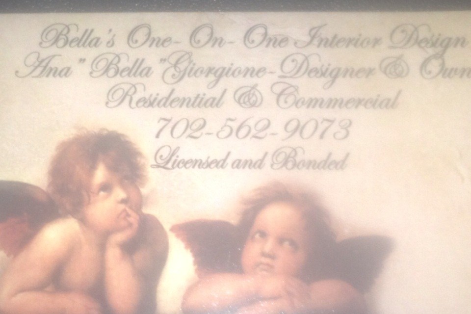 Bella's One On One Interior Designs logo