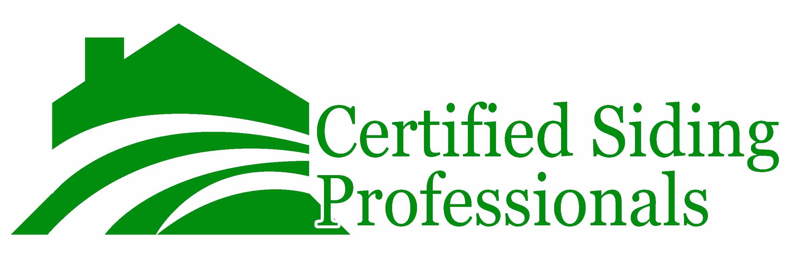 Certified Siding Professionals logo