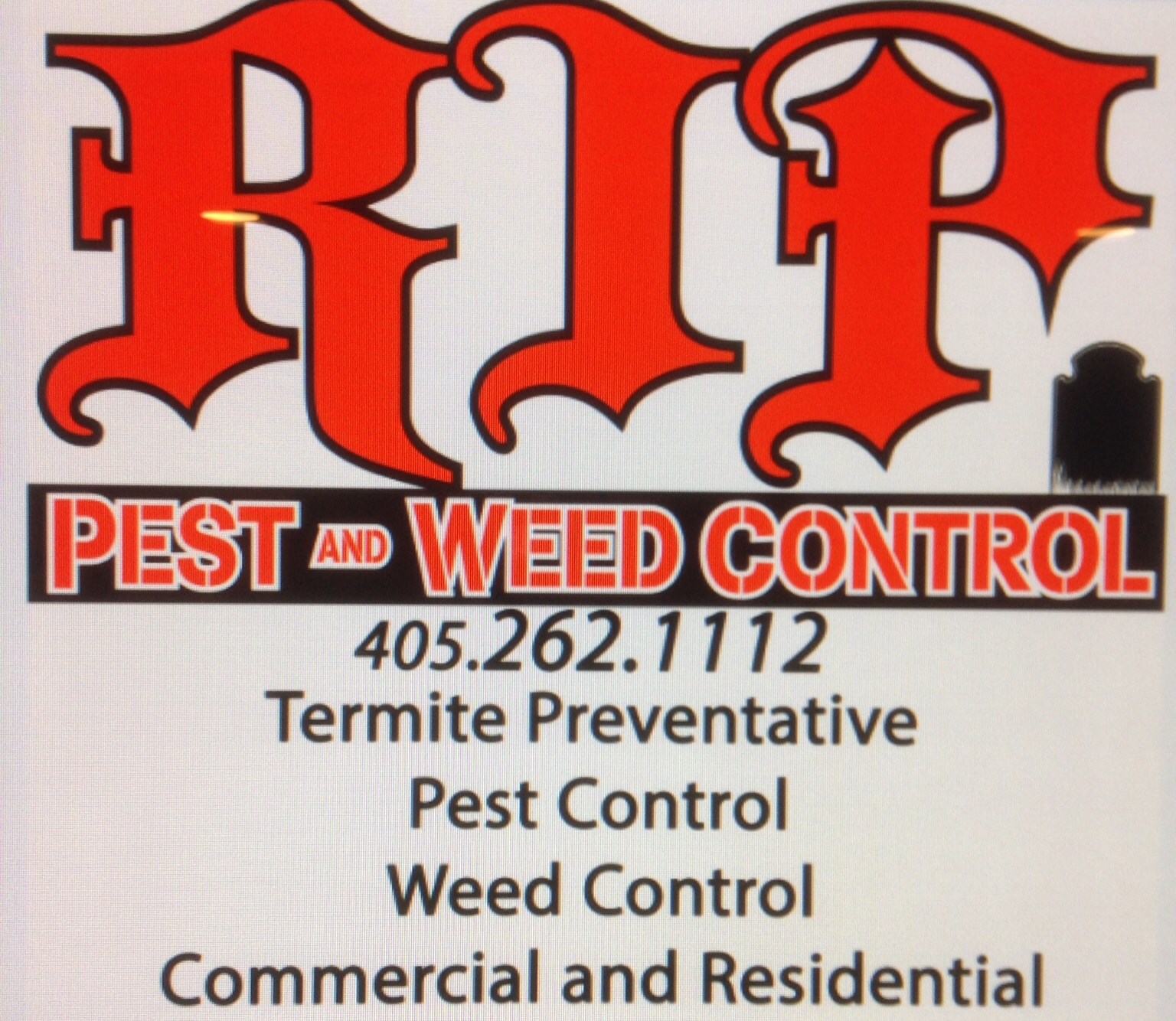 RIP Pest and Weed Control logo
