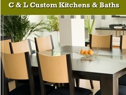 C & L CUSTOM KITCHENS & BATHS logo