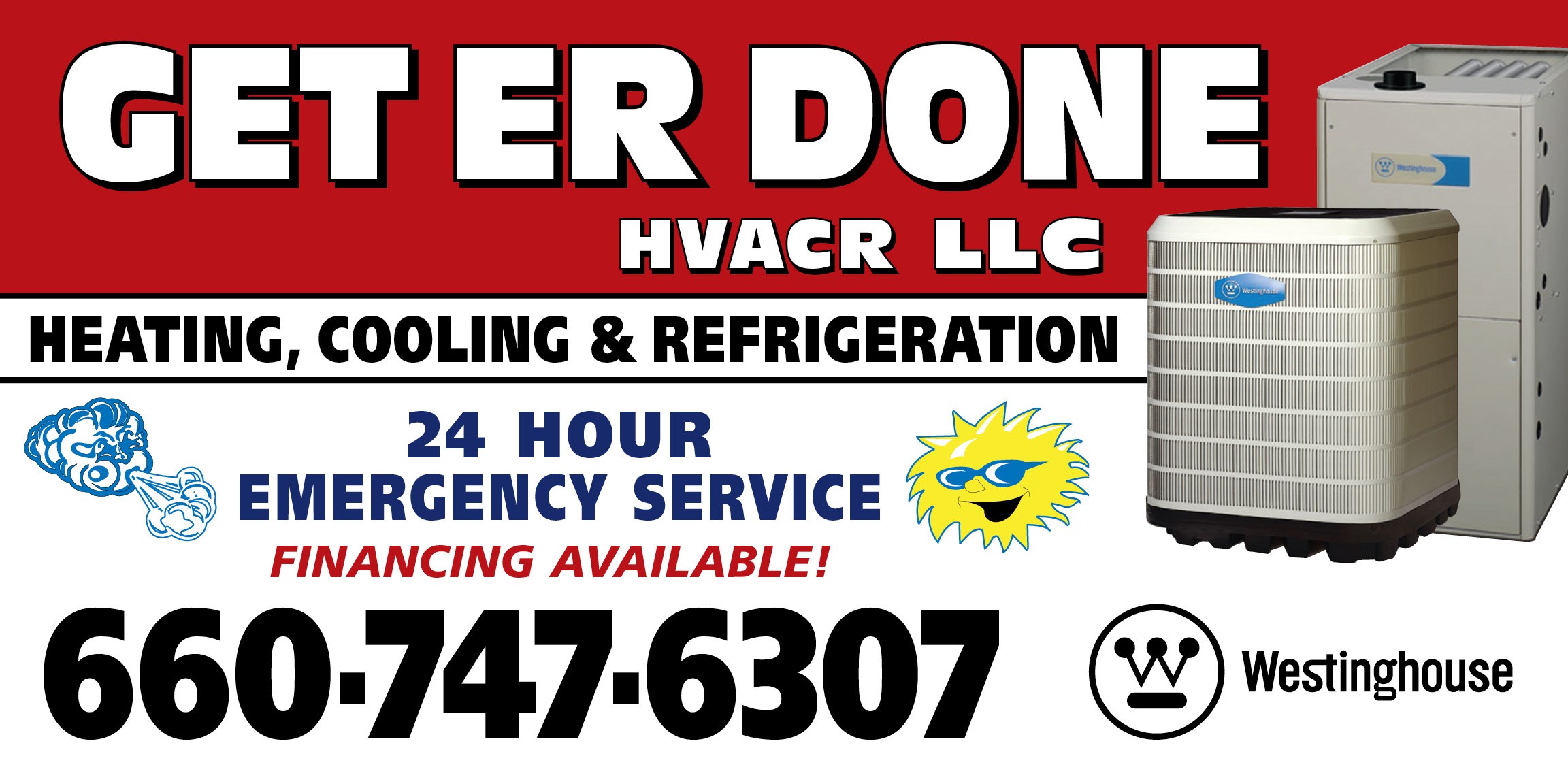 GET ER DONE HVAC & MAINTENANCE logo
