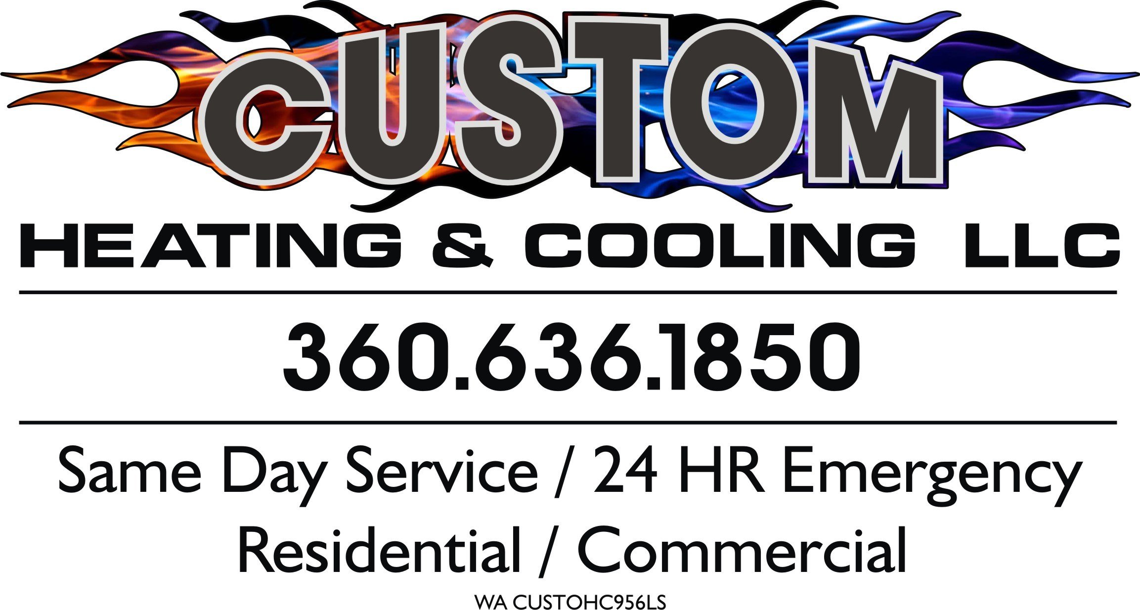 CUSTOM HEATING & COOLING LLC logo