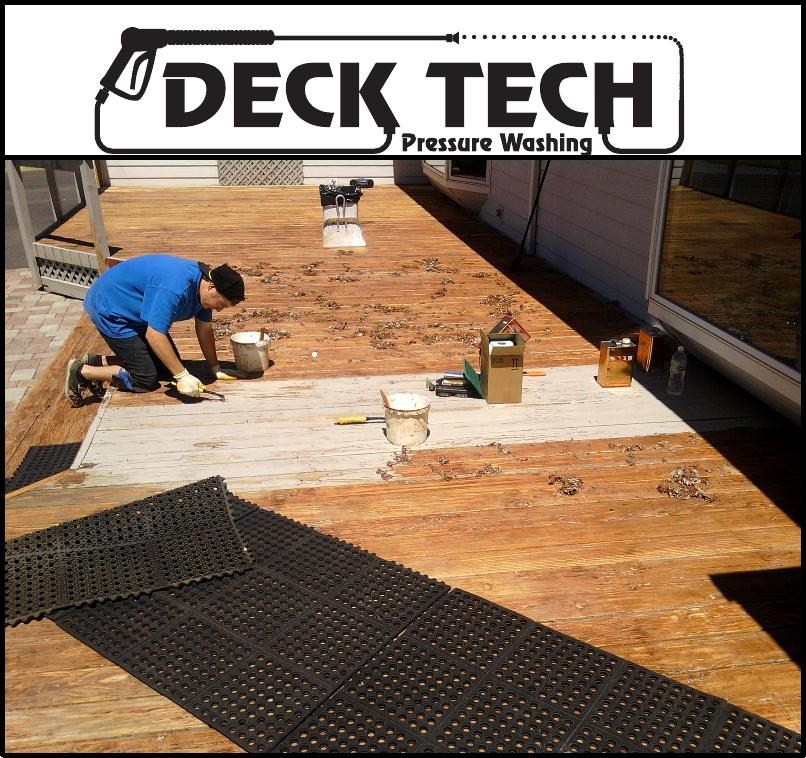 DECK TECH PRESSURE WASHING logo