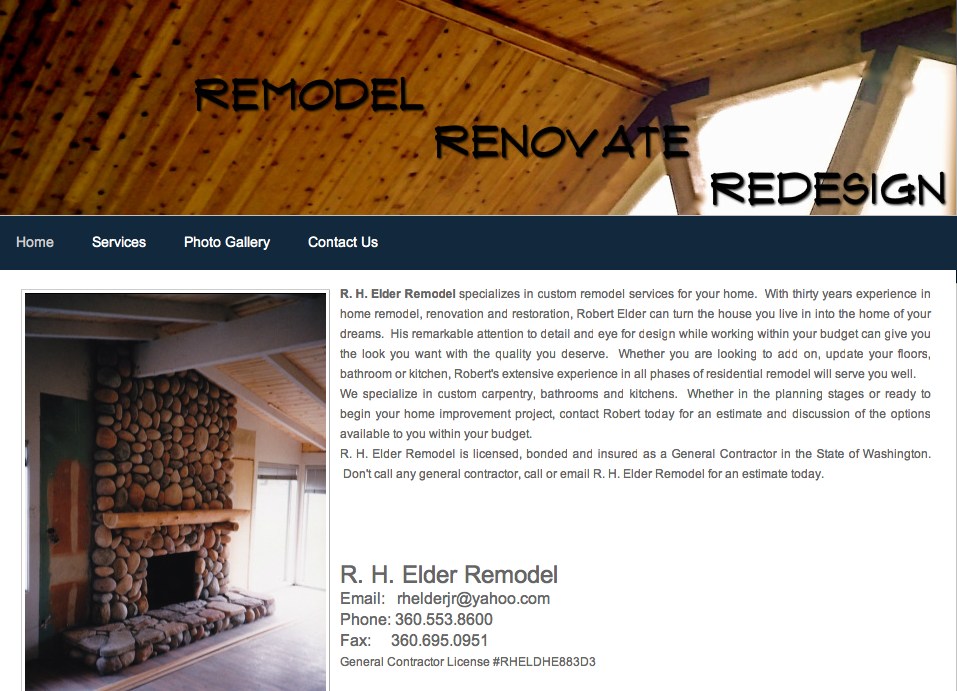 R. H. Elder Remodel logo