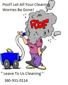 Leave it to us Cleaning logo