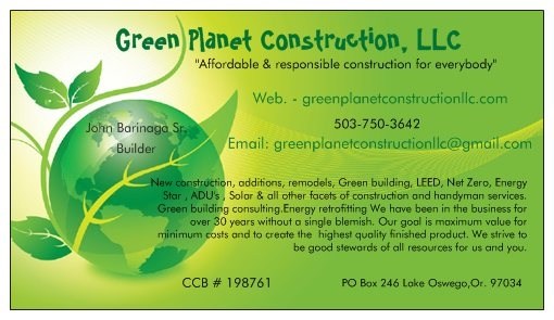 Green Planet Construction, LLC logo