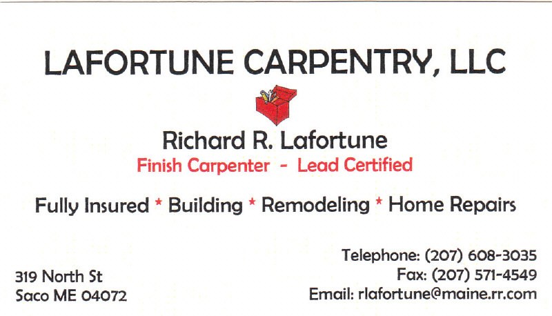 Lafortune Carpentry LLC logo