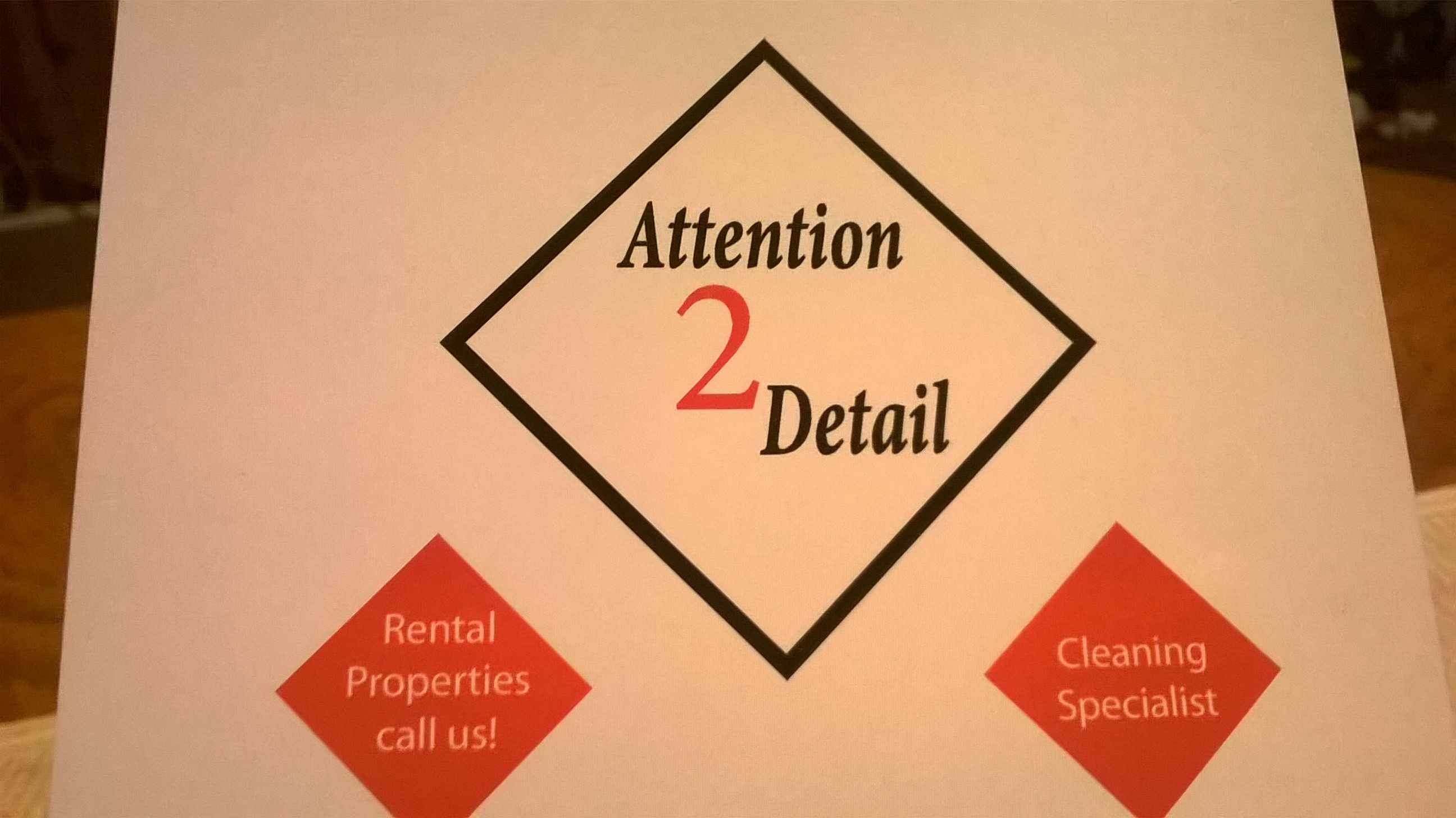 Attention 2 Detail & C&A Services logo