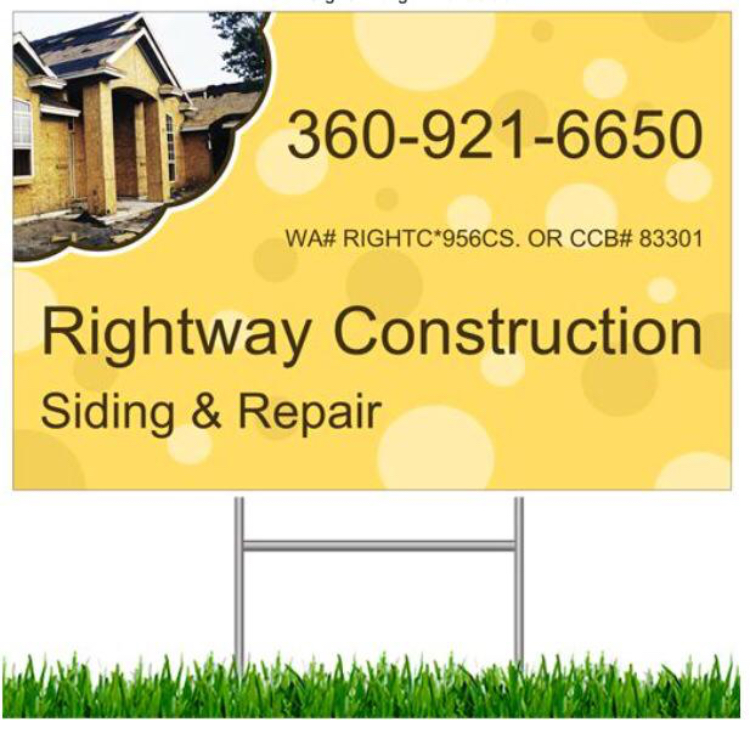Rightway Construction, Siding and Repair logo