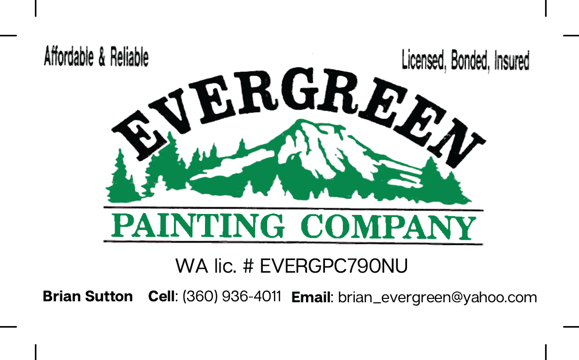 Logo for Evergreen Painting Co