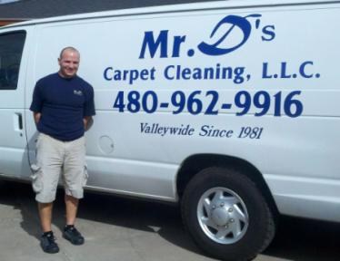 Mr. D's Carpet Cleaning logo
