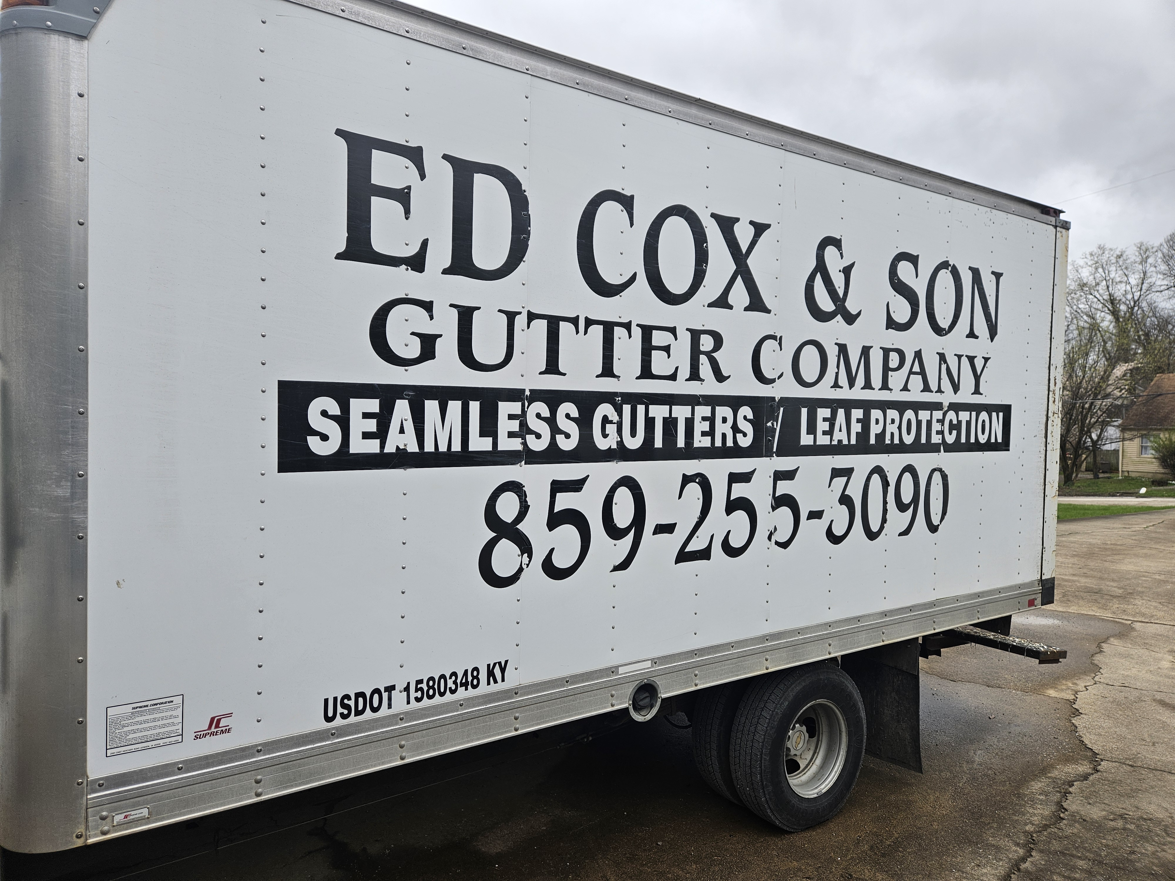 ED COX & SON GUTTER CO logo