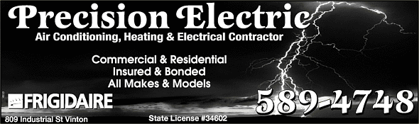 PRECISION ELECTRIC & AIR logo