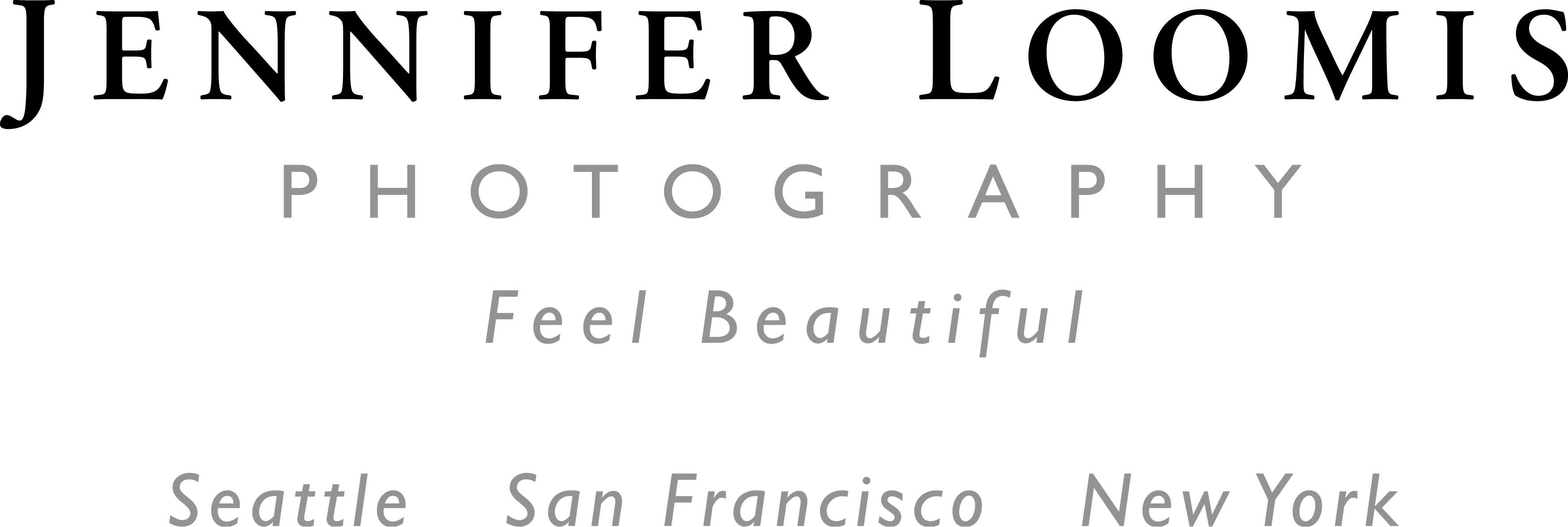 JENNIFER LOOMIS PHOTOGRAPHY logo